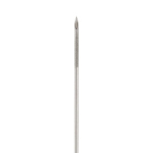 Medline Angiography Introducer Needles, 21G - Angiography 21G x 2.75" (7 cm) Extra-Sharp Echogenic Introducer Needle, Bevel Indicator, Special Ultra Thin Wall, Green Hub - DYNJNDLX217E