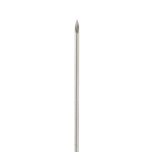 Medline Angiography Introducer Needles, 21G - Angiography 21G x 2.75" (7 cm) Extra-Sharp Introducer Needle, Bevel Indicator, Extra-Thin Wall, Green Hub - DYNJNDLX217