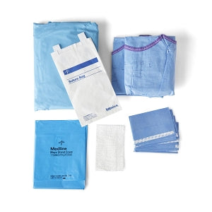 Medline Sterile Basic Surgical Pack V, Aurora - Basic Pack V with Aurora Gown - DYNJP1020A