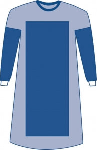 Medline Sterile Poly-Reinforced Extra-Long Eclipse Gowns - Eclipse Poly Reinforced Gown with Hand Towel, Size XL, Extra-Long - DYNJP2205