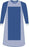 Medline Sterile Poly-Reinforced Prevention Plus Sleeve Eclipse Gown - Poly Reinforced Eclipse Gown with Prevention Plus Sleeve, Size L - DYNJP2207P