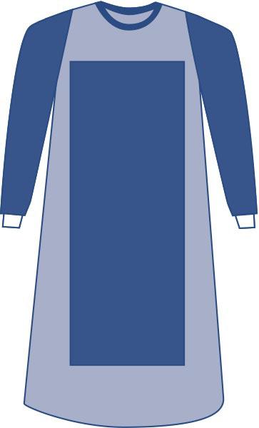 Sterile Poly-Reinforced Breathable Film Sleeve Sirus Gowns