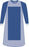 Medline Sterile Poly-Reinforced Breathable Film Sleeve Eclipse Gown - Eclipse Poly Reinforced Gown with Breathable Sleeve, Size 2XL - DYNJP2209