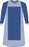 Medline Sterile Poly-Reinforced Breathable Film Sleeve Sirus Gowns - Sirus Poly Reinforced Gown with Breathable Sleeves, Size 3XL, Extra-Long - DYNJP2212SL