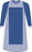 Medline Sterile Poly-Reinforced Breathable Film Sleeve Sirus Gowns - Sirus Poly Reinforced Gown with Breathable Sleeves, Size 3XL, Extra-Long - DYNJP2212SL