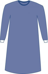 Medline Prevention Plus Sterile Surgical Gowns with Breathable Film - Prevention Plus Sterile Breathable-Film Surgical Gown, Size XL, X-Long - DYNJP2302P