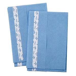 Medline Sterile Surgical Utility Drapes with Tape - Sterile Utility Surgical Drape with Tape, XL 20" x 30" - DYNJP2408