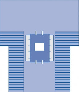 Medline Sterile Laparoscopic Cholecystectomy Drapes with Troughs - Laparoscopic Cholecystectomy Drape with Troughs, Sterile - DYNJP3102A