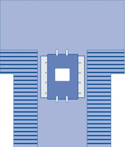 Medline Sterile Laparoscopic Cholecystectomy Drapes with Troughs - Laparoscopic Cholecystectomy Drape with Troughs, Sterile - DYNJP3102A