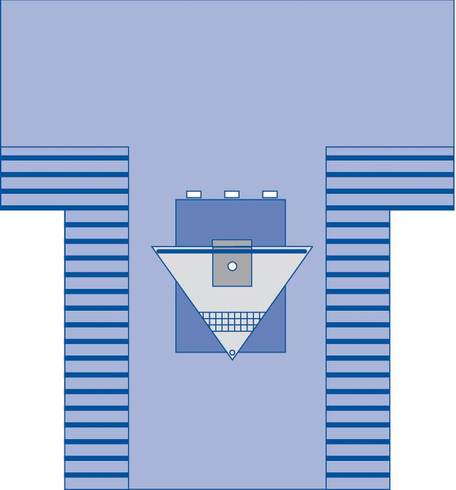 Arthroscopy Surgical T-Drape with Fluid-Control Pouch