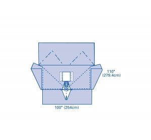 Medline Sterile Robotics Surgical Drapes - Robotics Sterile Disposable Drape, 109" x 100" x 110" - DYNJP9106