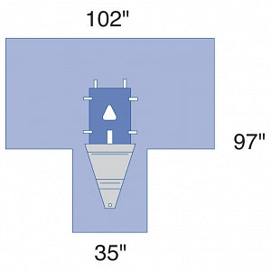 Medline Sterile Laparoscopic Perineal Surgical Pack, Eclipse - Laparoscopic Perineal Pack, Aurora, Pouch and Leggings - DYNJP9130