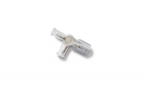 Medline Stopcocks, 3-Way Body Style - 3-Way Stopcock with Handle in ON Position, Rotating Adaptor Male Collar Fitting, 45 PSI - DYNJSC302