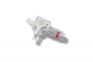 Medline Stopcocks, 3-Way Body Style - 3-Way Stopcock with Handle in OFF Position, Rotating Adaptor Male Luer Lock, Female Fitting, 500 PSI - DYNJSC303