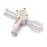 Medline 4-Way Stopcocks - Low-Pressure 700 PSI Low-Profile 4-Way Stopcock with OFF Handle Position and Rotating Adapter Male Collar Fitting - DYNJSC4HPFF