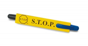 Medline Dual-Tip Skin / Utility Markers - Dual Tip Utility Skin Marker with Ruler, S. T.O. P. - DYNJSMD01GS