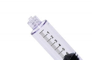 Medline Control Syringes, 12 mL - Palm Pad Plunger Style Control Syringe with Fixed Male Luer Lock Fitting, 12 mL - DYNJSYR12CP