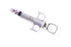 Medline Control Syringes with Rotator, 12 mL - Thumb Ring Plunger Style Control Syringe with Rotating Male Adaptor Fitting, 12 mL - DYNJSYR12CWR