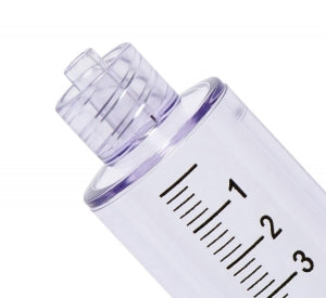 Medline Control Syringes, 12 mL - Thumb Ring Plunger Style Control Syringe with Fixed Male Luer Lock Fitting, 12 mL - DYNJSYR12C