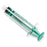 Medline High-Pressure Medication Colored Syringes, 10 mL - Sterile High-Pressure Pre-Labeled Contrast Syringe with Fixed Male Luer Lock Fitting, 10 mL, Dark Green - DYNJSYRCT10DG