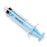 Medline High-Pressure Medication Colored Syringes, 10 mL - Sterile High-Pressure Pre-Labeled Fentanyl Syringe with Fixed Male Luer Lock Fitting, 10 mL, Blue - DYNJSYRFEN10B