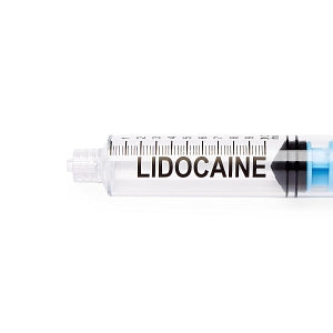 Medline High-Pressure Medication Colored Syringes, 10 mL - Sterile High-Pressure Pre-Labeled Lidocaine Syringe with Fixed Male Luer Lock Fitting, 10 mL, Blue - DYNJSYRLID10B