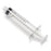 Medline High-Pressure Medication Colored Syringes, 10 mL - Sterile High-Pressure Pre-Labeled Nitro Syringe with Fixed Male Luer Lock Fitting, 10 mL, White - DYNJSYRNIT10W