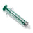 Medline Sterile Colored Medication Syringes, 10 mL - High-Pressure Polycarbonate Medication Syringe with Fixed Male Luer Lock Fitting, 10 mL, Dark Green - DYNJSYRPC10DG