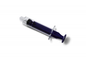 Medline Sterile Colored Medication Syringes, 10 mL - High-Pressure Polycarbonate Medication Syringe with Fixed Male Luer Lock Fitting, 10 mL, Purple - DYNJSYRPC10P