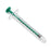 Medline Sterile Colored Medication Syringes, 1 mL - High-Pressure Polycarbonate Medication Syringe with Fixed Male Luer Lock Fitting, 1 mL, Dark Green - DYNJSYRPC1DG