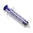 Medline Colored High Pressure Syringes-20 ML - High-Pressure Polycarbonate Medication Syringe with Fixed Male Luer Lock Fitting, 20 mL, Purple - DYNJSYRPC20P