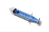 Medline Sterile Colored Medication Syringes, 30 mL - High-Pressure Polycarbonate Medication Syringe with Fixed Male Luer Lock Fitting, 30 mL, Blue - DYNJSYRPC30B