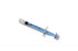 Medline Sterile Colored Medication Syringes, 3 mL - High-Pressure Polycarbonate Medication Syringe with Fixed Male Luer Lock Fitting, 3 mL, Blue - DYNJSYRPC3B