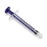 Medline Sterile Colored Medication Syringes, 3 mL - High-Pressure Polycarbonate Medication Syringe with Fixed Male Luer Lock Fitting, 3 mL, Purple - DYNJSYRPC3P