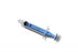 Medline Sterile Colored Medication Syringes, 6 mL - High-Pressure Polycarbonate Medication Syringe with Fixed Male Luer Lock Fitting, 6 mL, Blue - DYNJSYRPC6B