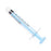 Medline High-Pressure Medication Colored Syringes, 3 mL - Sterile High-Pressure Pre-Labeled Xylocaine Syringe with Fixed Male Luer Lock Fitting, 3 mL Blue - DYNJSYRXYL3B