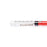 Medline High-Pressure Medication Colored Syringes, 3 mL - Sterile High-Pressure Pre-Labeled Xylocaine Syringe with Fixed Male Luer Lock Fitting, 3 mL Red - DYNJSYRXYL3R