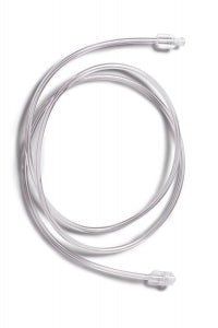 Medline High-Pressure Tubing - 1, 050 PSI High-Pressure Clear Contrast Injection Tubing with Fixed Male Luer Lock and Female Fitting, 10" L, 0.71 mL Capacity - DYNJTBGHP10F