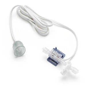 Medline Disposable Pressure Transducers - Disposable Pressure Transducer with Transpac IV Connector, Wings, 1-Way Stopcock and Male-Female Luer Lock Connection, 48" Cable Length - DYNJTRANS48