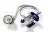 Medline Disposable Pressure Transducers - Disposable Pressure Transducer with Transpac IV Connector, Wings, 3-Way Stopcock, Male-Female Luer Lock Connection and 3 mL / hr Flush Device, 12" Cable Length - DYNJTRANSF