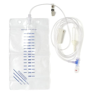 Medline Closed System Fluid Management Kits, Female Fitting - Fluid Management Kit with 2 Lines: Clear Line for Waste Bag, Clear Filtered Drip Chamber, Male Fitting - DYNJWBDCA