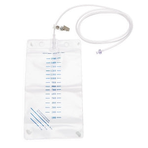 Medline Closed System Fluid Management Kits, Female Fitting - Fluid Management Kit with 1 Line: Check / Reflux Valve, Clear Line for Waste Bag, Female Fitting - DYNJWBDIRFCV