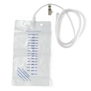 Medline Closed System Fluid Management Kits, Male Fitting - Fluid Management Kit with 1 Line: Clear Line for Waste Bag, Male Fitting - DYNJWBDIR