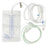 Medline Closed System Fluid Management Kits, Male Fitting - Fluid Management Kit with 3-Way Stopcock and 3 Lines: Clear Line for Waste Bag, Clear Vented Spike, Green Vented Spike, Male Fitting - DYNJWBDSA