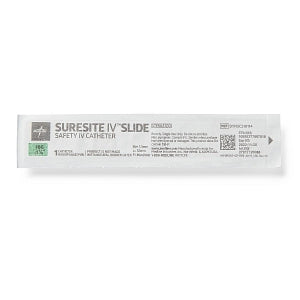 Medline Suresite IV Slide Catheter - Suresite Slide-Style Peripheral IV Catheter, 18G x 1-1/4" - DYNSCS18114