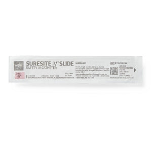 Medline Suresite IV Slide Catheter - Suresite Slide-Style Peripheral IV Catheter, 20G x 1-1/4" - DYNSCS20114