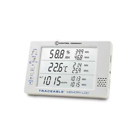 Traceable Datalogging Barometer Memory-Loc