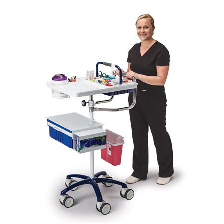 Titan Cart with Auto Lift Deluxe - 30"W x 24"L x 47.5"H