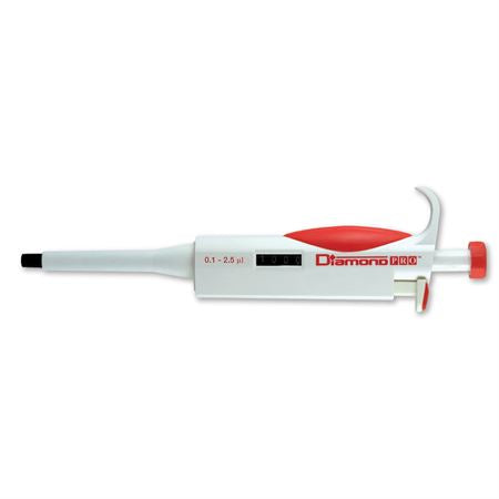 DiamondPRO Adjustable 0.1-2.5μL - Red