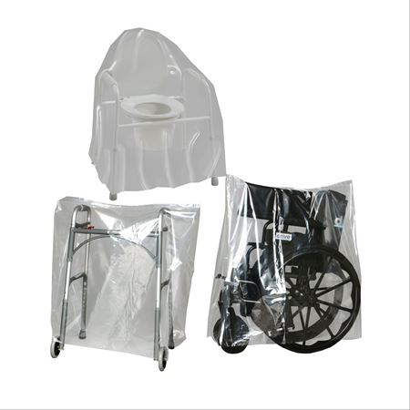 Equipment Covers 1.5mil XL Wheelchair/Commode Cover - 48"W x 18"D x 30"H